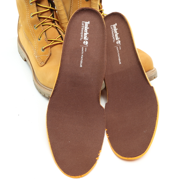 Timberland Mid-Calf Double Strap Leather Lace Up Boots Women 11 Tan - Picture 4 of 17